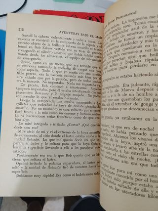 Libro Aventuras bajo el mar Ed Novaro México 1970