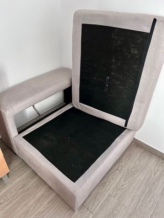Medio Sofá gris
