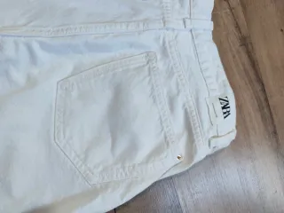 Falda pantalón blanco zara mujer