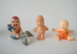 Lote 6 figuras bebé PVC