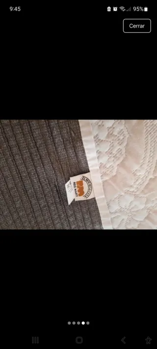 Colcha bouti beige para cama de 150