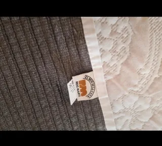 Colcha bouti beige para cama de 150
