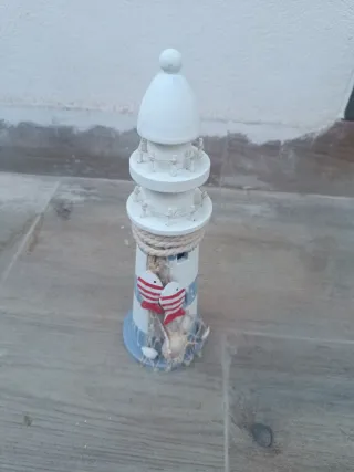 Decoración mesa de comunión velero y Faro