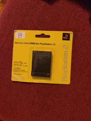 Memory Card PS2 8MB Sony Negra
