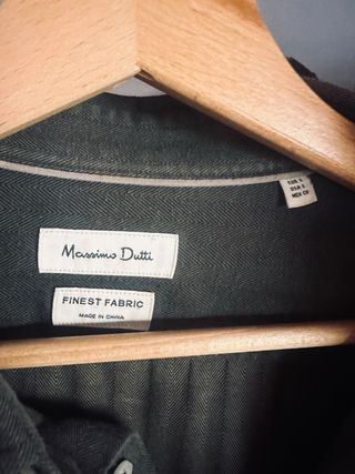 Camisa Massimo Dutti Verde Oliva