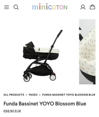 Fodera e Lenzuolo per Passeggino Babyzen YOYO (Minicoton)