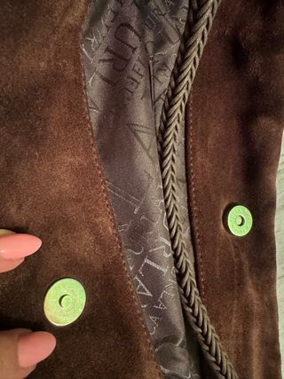 Borsa Furla in camoscio marrone