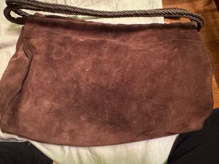 Borsa Furla in camoscio marrone