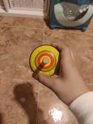 Peonza mexicana de madera artesanal NEGOCIABLE!!!