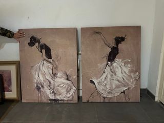 Cuadro de dos bailarinas
