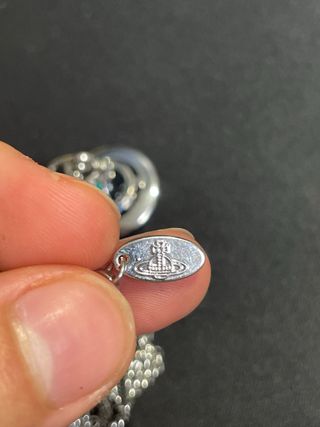 Collana Vivienne Westwood Orb Azzurra