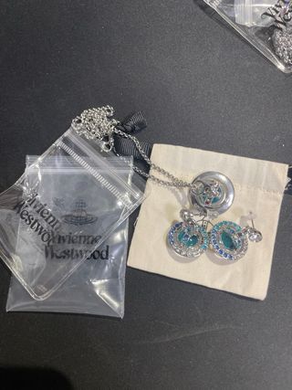 Collana Vivienne Westwood Orb Azzurra