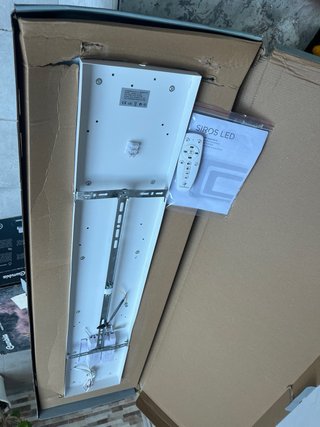 Lampara de techo les panel Syros 120cm x 30cm