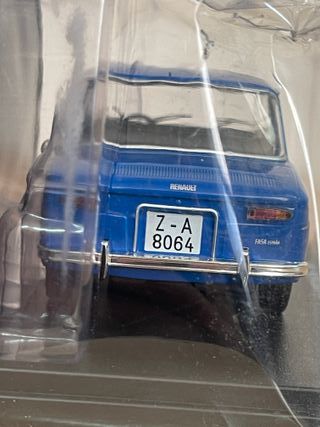 RENAULT 8 TS 1968 Matrícula Zaragoza 1:24 die-cast