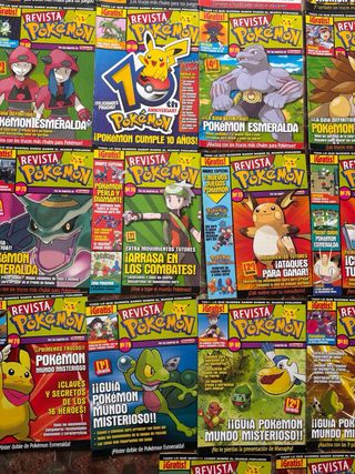 27 Revistas Pokémon con póster