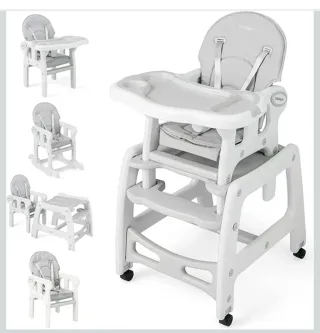 Trona y mesa infantil multifuncional