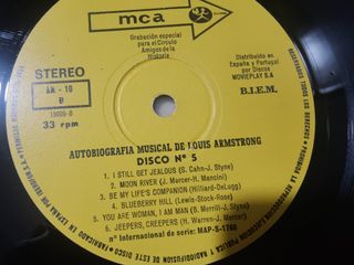 Vinilo Louis Armstrong Jazz