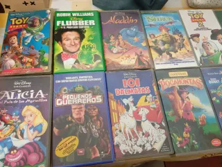 Lote Películas VHS Disney Clásicos y Más