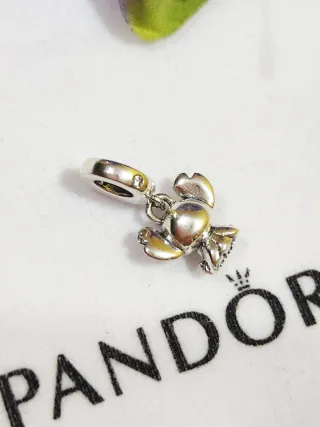 Charm Colgante Disney Lilo y Stitch. Plata S925