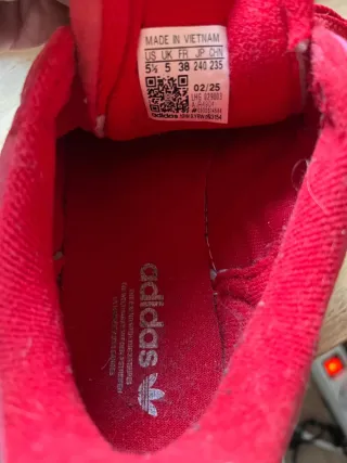 Adidas Campus Rojas Talla 38