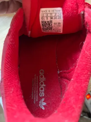 Adidas Campus Rojas Talla 38