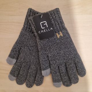 Guantes CRELLA Hombre Gris y Verde
