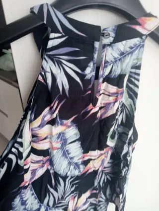 Top corto H&M fantasia floreale
