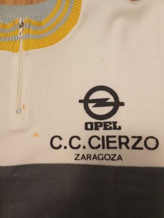 Maillot Ciclismo Vintage Opel C.C. Cierzo