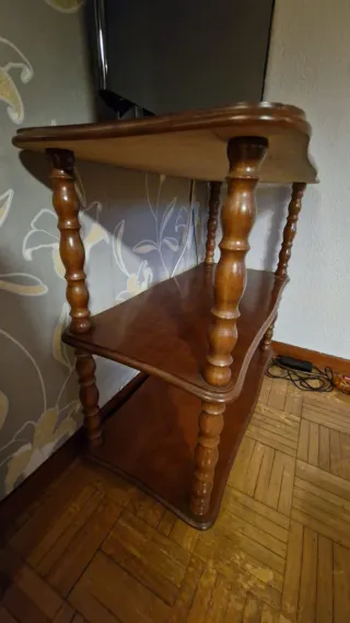Mueble TV madera 3 baldas