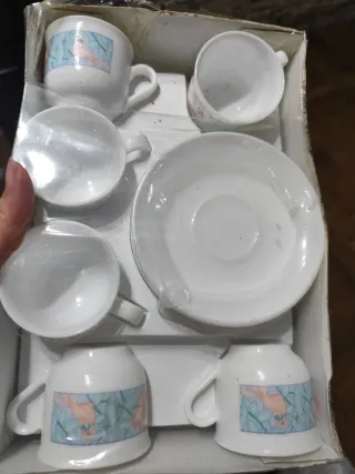 Juego de café de porcelana