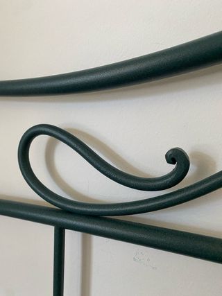 Cabezal cama forja verde 150cm
