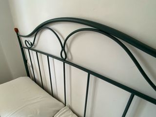 Cabezal cama forja verde 150cm