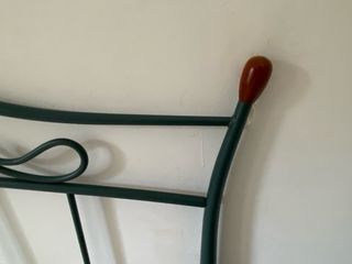 Cabezal cama forja verde 150cm