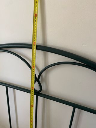 Cabezal cama forja verde 150cm