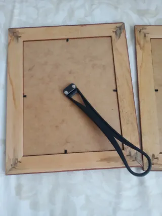 Pack 2 Marcos Madera y Cristal