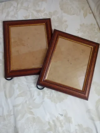 Pack 2 Marcos Madera y Cristal