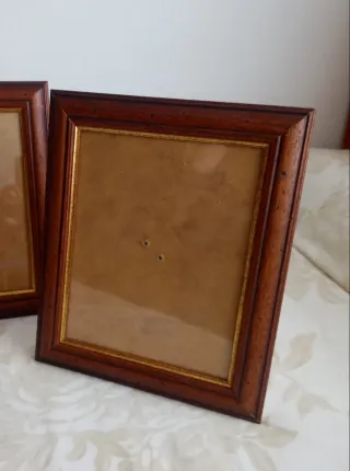 Pack 2 Marcos Madera y Cristal