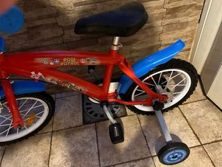 Bicicleta Patrulla Canina 14 Azul/Roja