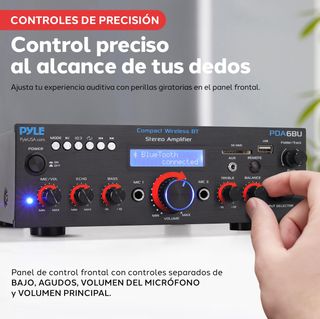 Pyle Amplificador Audio Inalambrico