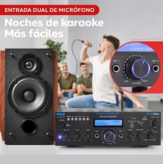 Pyle Amplificador Audio Inalambrico