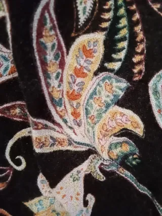 Blusa ligera manga corta floral XXL