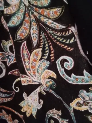 Blusa ligera manga corta floral XXL