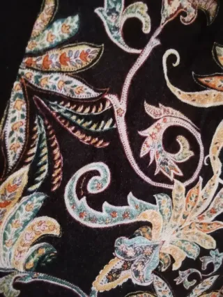 Blusa ligera manga corta floral XXL