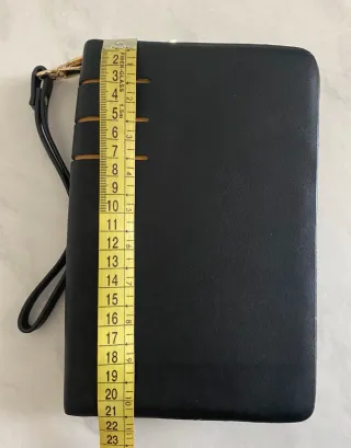 Borsello a mano nero in pelle Fiorentina