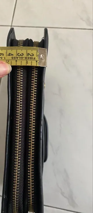 Borsello a mano nero in pelle Fiorentina