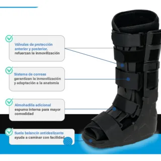 Bota Walker Ortesis Inmovilizadora Tobillo talla S