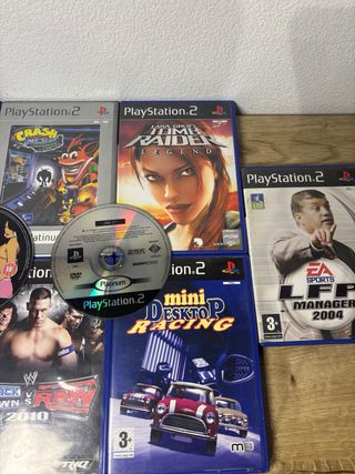 Lote PlayStation 2 con 12 juegos