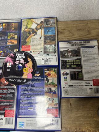 Lote PlayStation 2 con 12 juegos