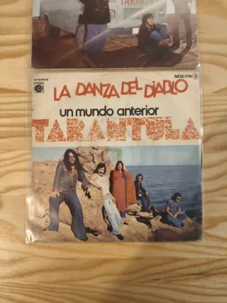 LOTE DOS SINGLES TARÁNTULA PROGRESIVO ROCK