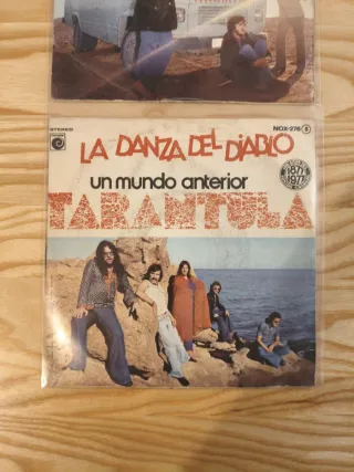 LOTE DOS SINGLES TARÁNTULA PROGRESIVO ROCK